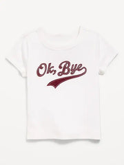 Fitted Short-Sleeve T-Shirt for Girls