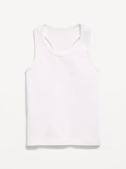 Fitted Seamless Ribbed Racerback Performance Top for Girls