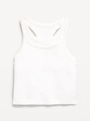 2-In-1 Ribbed Tank Top for Girls