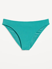 Mid-Rise Bikini Swim Bottoms