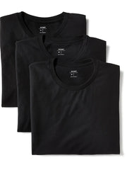 Go-Dry Crew-Neck T-Shirts 3-Pack