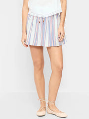 High-Waisted Drapey Skirt Short