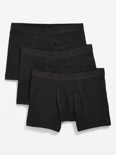 Built-In Flex Boxer-Briefs Underwear 3-Pack --4.5-inch inseam