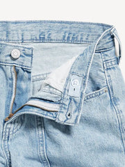 High-Waisted Super Baggy Wide-Leg Cargo Jeans for Girls