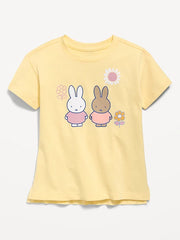 Miffy™ Oversized Graphic Tunic T-Shirt for Toddler Girls
