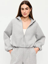 Bounce Fleece Bubble-Hem Hoodie Sweatshirt