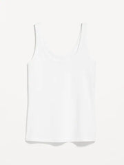 First-Layer Scoop-Neck Tank Top