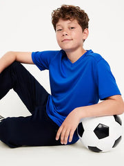 Oversized Collared Soccer Jersey T-Shirt for Boys