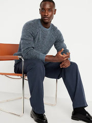 Wool-Blend Crew-Neck Sweater