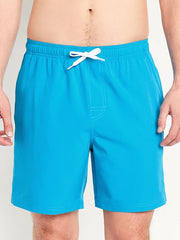 Printed Swim Trunks -- 7-inch inseam