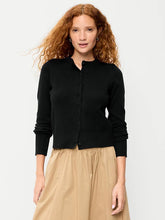 SoSoft Cropped Crew-Neck Cardigan