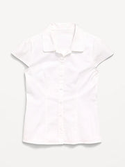 School Uniform Short-Sleeve Top for Girls