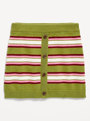 Sweater-Knit A-Line Skirt for Girls