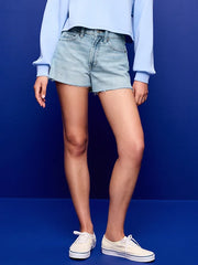 Extra High-Waisted Jean Cut-Off Shorts -- 2.5-inch inseam