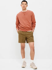 Solid Jogger Shorts -- 5-inch inseam
