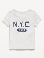 Fitted Short-Sleeve T-Shirt for Girls