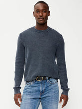 Washed Crew-Neck Sweater
