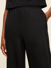 High-Waisted Bounce Lite Drapey Wide-Leg Pleated Pants