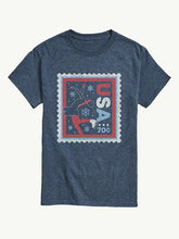 Figure Skater Stamp Short Sleeve Graphic T-Shirt