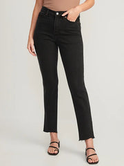 High-Waisted OG Straight Ankle Jeans