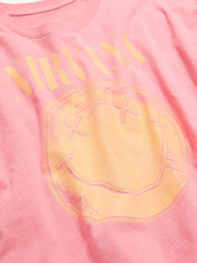 Fleetwood Mac™ Crew-Neck Oversized Crop T-Shirt