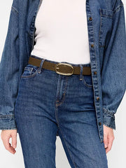 Faux-Suede Belt for Women