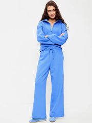 Extra High-Waisted Dynamic Fleece Wide-Leg Sweatpants