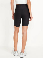 High-Waisted PowerSoft Biker Shorts -- 8-inch inseam