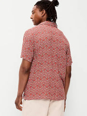 Short-Sleeve Floral Camp Shirt