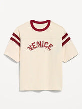 Heavyweight Short-Sleeve Football-Style T-Shirt