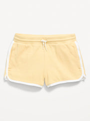 Dolphin-Hem Terry Shorts for Girls