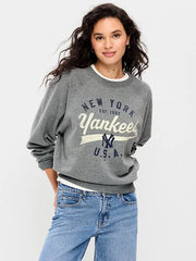 New York Mets Raglan Sweatshirt for Women