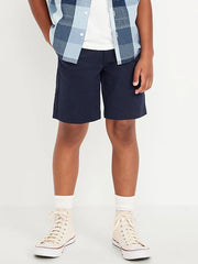Twill Straight Uniform Shorts for Boys (At Knee)