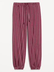 Cinched Poplin Balloon Pants