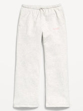 High-Waisted Logo Graphic Wide-Leg Sweatpants for Girls