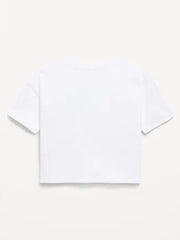 Hello Kitty® Oversized Graphic Cropped T-Shirt for Girls