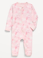 Disney© Dumbo 2-Way-Zip Sleep & Play Footed One-Piece for Baby