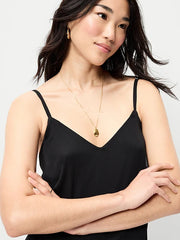 Chiffon Drop-Waist Maxi Dress