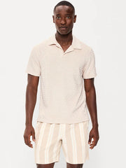 Textured Terry Polo
