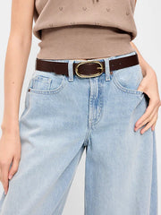 Faux-Suede Belt for Women