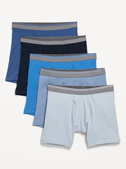 Soft-Washed Boxer-Brief 5-Pack -- 6.25-inch inseam