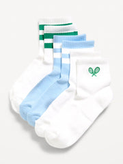Athletic Quarter Crew Sock 3-Pack for Women