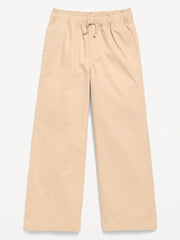 School Uniform Baggy Wide-Leg Pull-On Pants for Girls