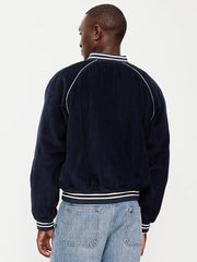 Varsity Corduroy Bomber Jacket
