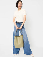 Large Preppy Bucket Bag
