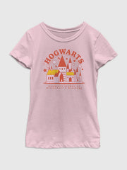 Harry Potter Hogwarts School Graphic T-shirt For Girls