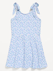 PowerSoft Sleeveless Tie-Strap Athletic Dress for Girls