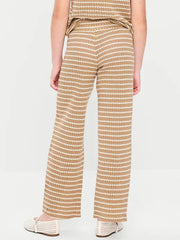Low-Rise Jacquard Knit Pants for Girls