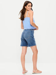 High-Waisted Wow Jean Shorts -- 7-inch inseam