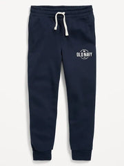 Gender-Neutral Logo-Graphic Sweatpants For Kids